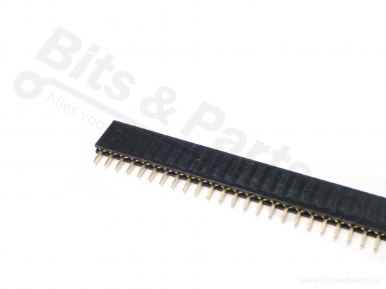 Headerpin socket female 1x40 pins